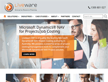 Tablet Screenshot of liveware.com.au